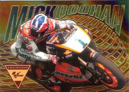MICK DOOHAN - MOTO GP CARD COLLECTION by PANINI - `SUPER RARE` GOLD LEGEND CARD (3)