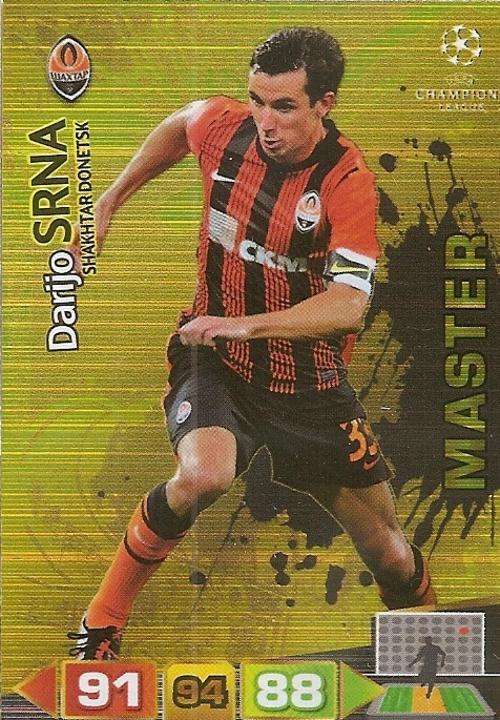 CHAMPIONS LEAGUE  2012 ADRENALYN XL - DARIJO SRNA "MASTER GOLD" CARD