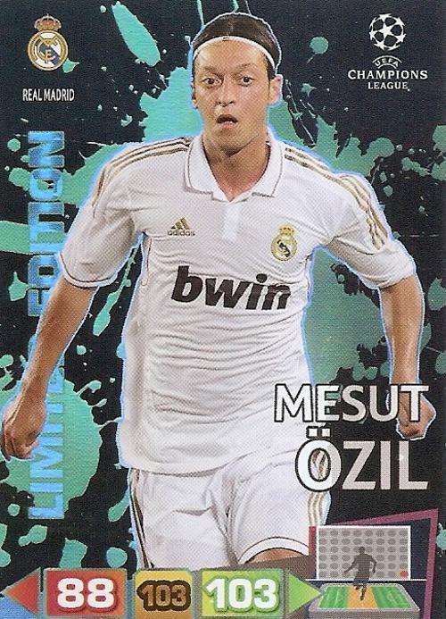 CHAMPIONS LEAGUE  2011/12 ADRENALYN XL - MEZUT OZIL "RARE" LIMITED EDITION CARD