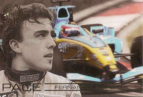 FERNANDO ALONSO - FUTERA F1 GRAND PRIX 2005 - RARE ULTRA "PACE CAR" INSERT CARD 1