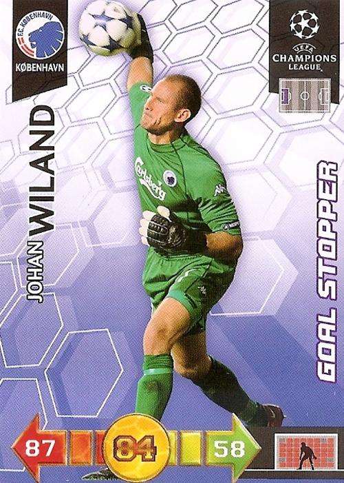 CHAMPIONS LEAGUE 2010/11 UPDATES - JOHAN WILAND "GOAL STOPPER" CARD