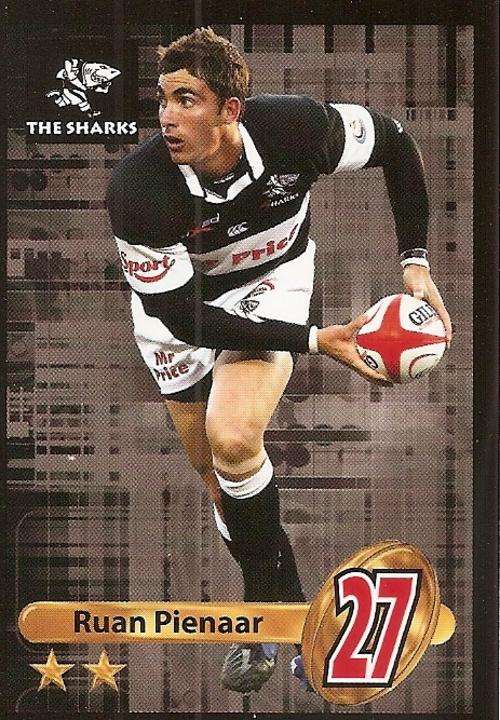 2009/10 BIG BALL RUGBY COLLECTION - RUAN PIENAAR BASE CARD