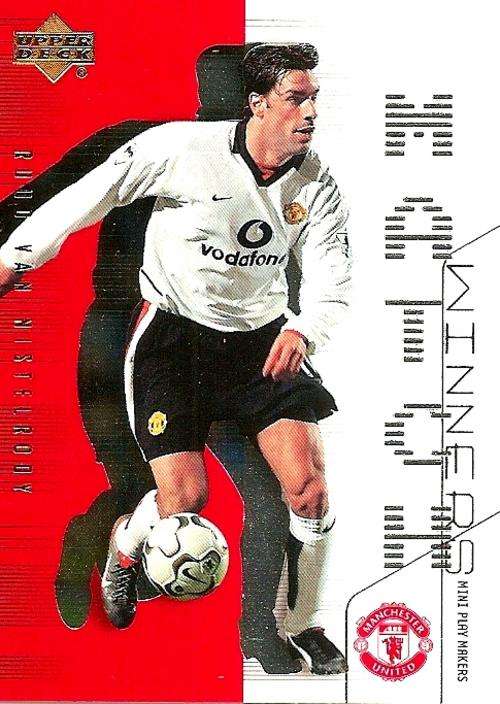RUDD VAN NISTELROY - RARE `MATCH WINNERS` INSERT MW1 - UPPER DECK MANCHESTER UNITED 2003