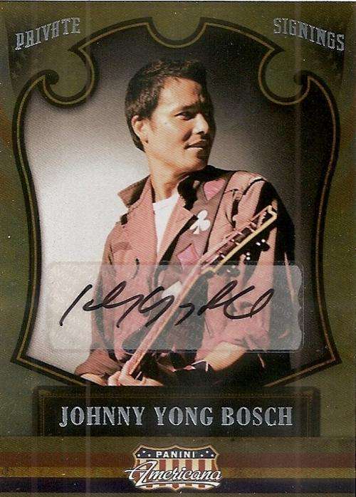 JOHNNY YONG BOSH - "AMERICANA 2011" by PANINI - CERTIFIED "AUTO" TRADING CARD 404/699