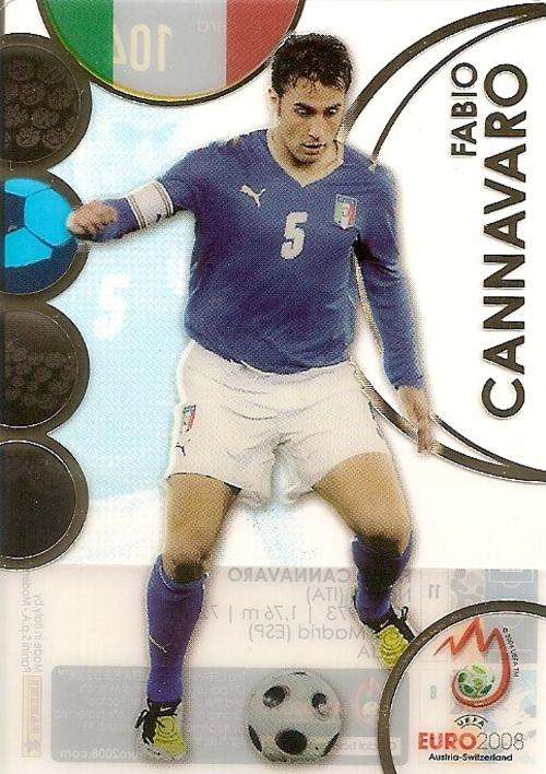 FABIO CANNAVARO "GOLD ULTRA" CARD - EURO 2008 - PANINI PREMIUM COLLECTION