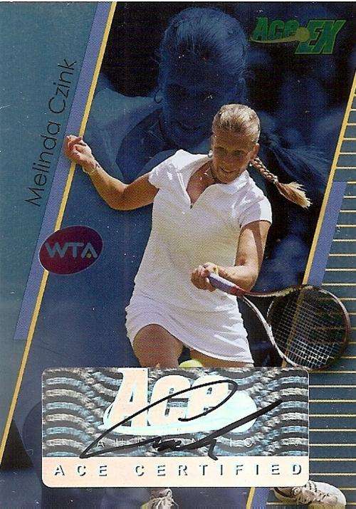 MELINDA CZINK - ACE AUTHENTIC EX 2011 - GENUINE "AUTHOGRAPH" CARD 74 of 99