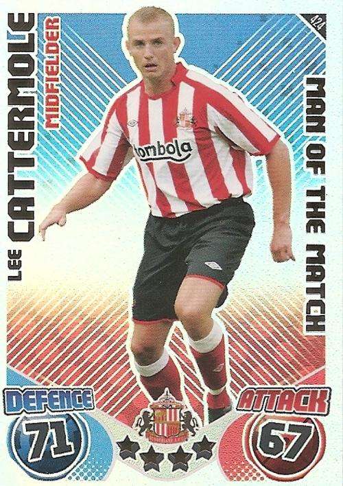 MATCH ATTAX 2010/11 - LEE CATTERMOLE M/MATCH CARD