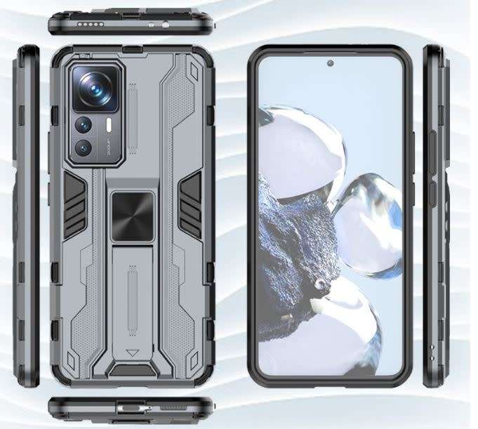 Protective cover with magnet and folding stand for Xiaomi Redmi K50 Ultra / 12T / 12T Pro
