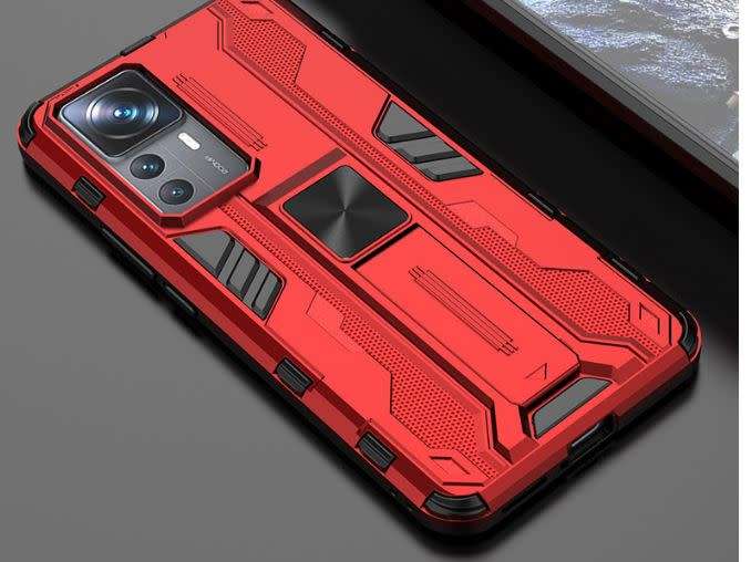Protective cover with magnet and folding stand for Xiaomi Redmi K50 Ultra / 12T / 12T Pro