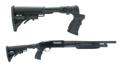 Mossberg shotgun pistol  and extending stock