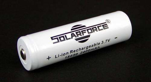 Rechargeable batteries 18650 3.7V