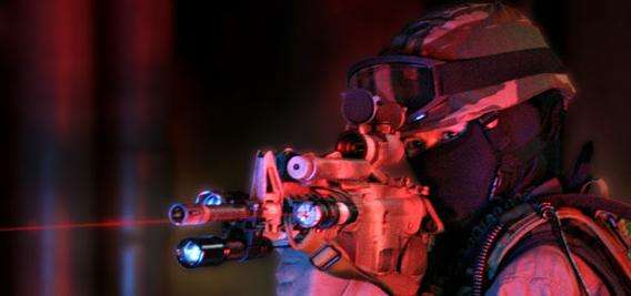 Rifle Weapon mount laser kit Red 5mW