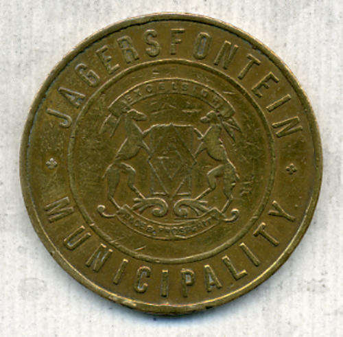 Jagersfontein Municipality Water 3 Gallons - Token