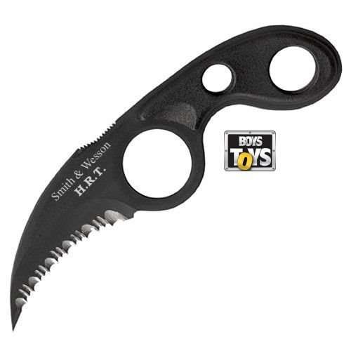 SWHRT2B HRT Tactical Bear Claw Karambit Serrated Full Tang Boot 6" Blade