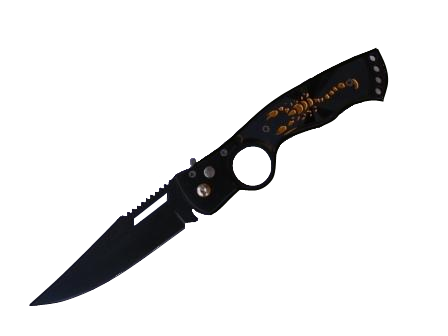 Shark Gold Scorpion Pocket Knife