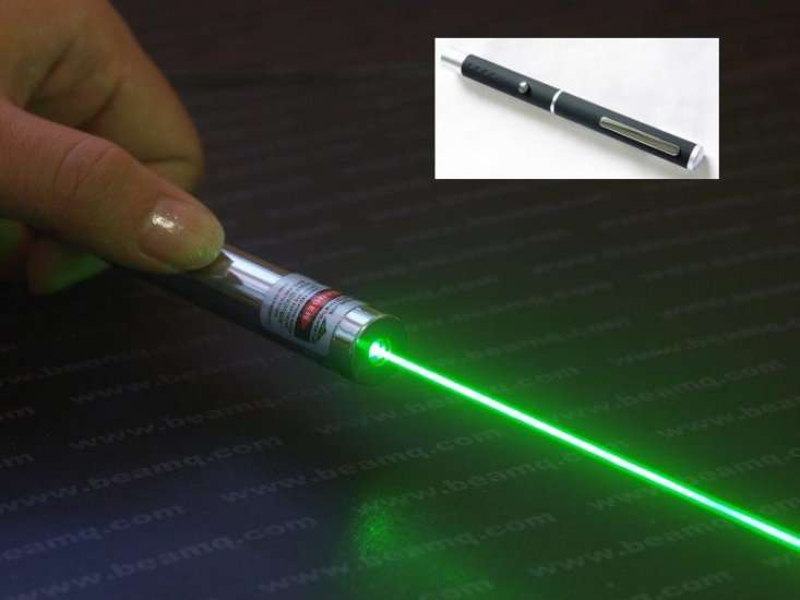 100 mw Super Bright Green Laser with Star Cap