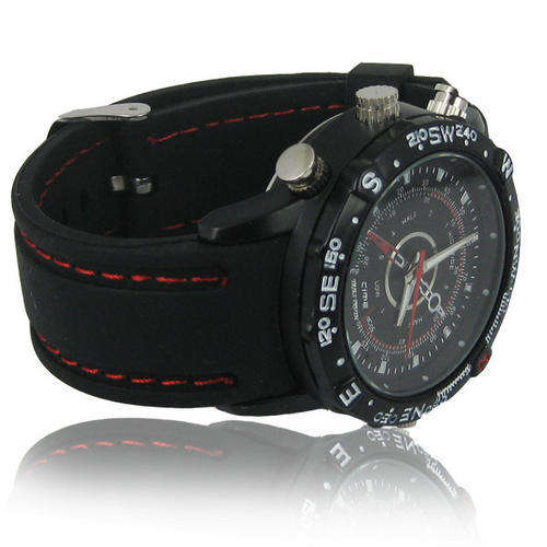 Spy Watch - 4GB DVR Mini High Definition Watch - Black