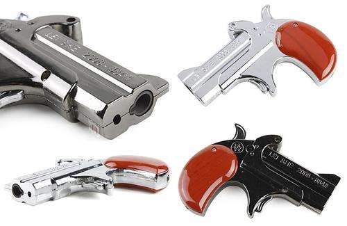 Gamblers Pistol Lighter with laser beam and wind proof flame