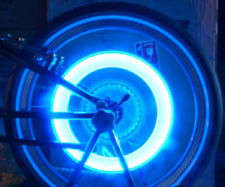 Pack Of 2 Fireflys Blue LED Flash Valve Cap for Bicycle or Car