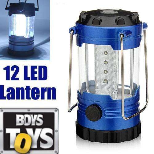 12 LED Bivouac Hiking Camping Light Lantern