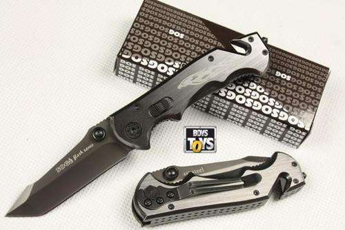 Stainless Steel Folding Pocket Knife with Clip Flash Tanto