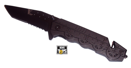Black Fire Fighters Rescue Knife