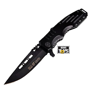 SR B428 Black Dark Ops Flick Knife