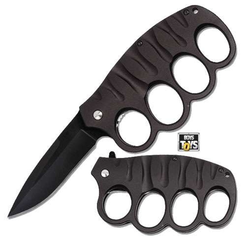 Knuckle Spring Assist CS Fighter Knife