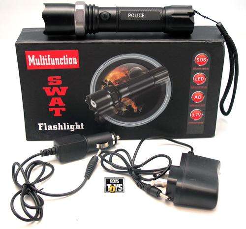 SWATT Tactical Cree 200 Lumens Rechargeable Torch***FREE SHIPPING***