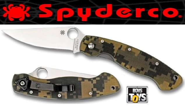 Spyderco Military Model Camo G10 Plain