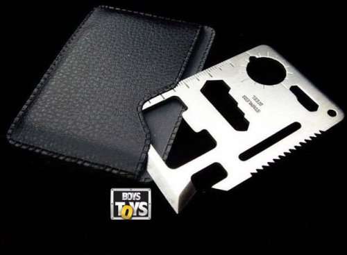Stainless Steel Multifunction Credit Card tool