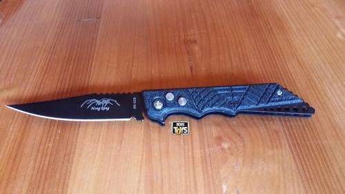 Black Widow Push Button Flick Knife - KK-529
