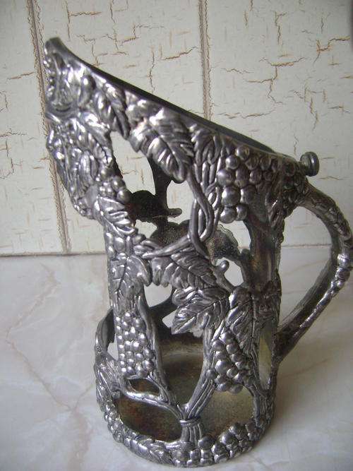 SILVER PLATED WINE BOTTLE HOLDER
