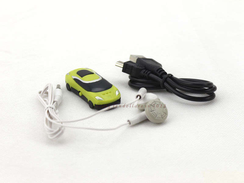 Sports Car MP3 MultiMedia Player and USB Flash Disk