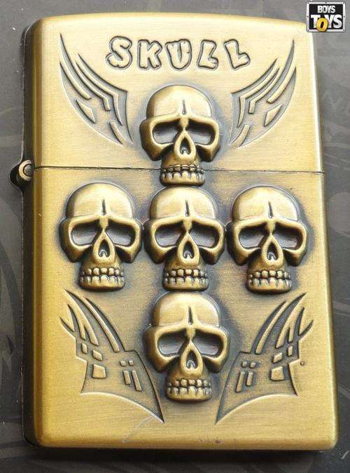 JianTai Oil Lighter - 4 Skull