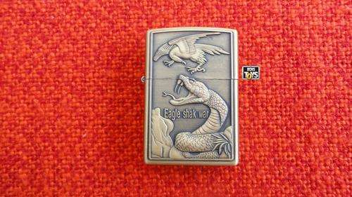 JianTai Oil Lighter - Snake and Eagle***HOT ITEM***