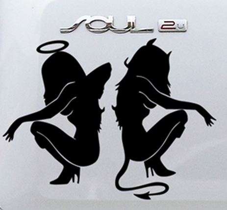 Angels and Demons - VINYL STICKERS