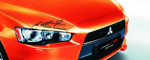 Michael Shumacher Car Headlight Taillight Eyebrow Decal Vinyl Sticker