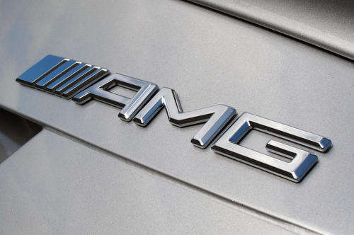 Metal AMG Chrome Emblems for Mercedes Cars