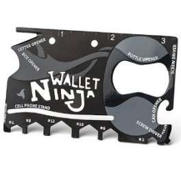Wallet Ninja 18 IN 1 Credit Card Sized Multi Tool