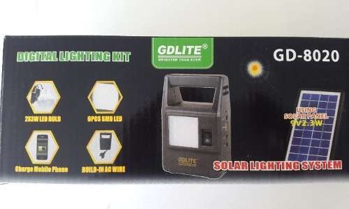 GDLite Digital Lighting Solar System Kit - Dont get stuck with Load Shedding