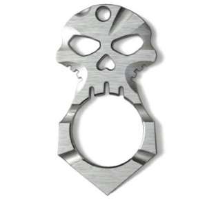Self Defense Skull Knuckle Tactical Key Ring Pendant