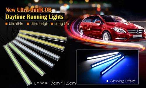 1Pcs Ultra Bright 18W 17cm Silver Shell Daytime Running light 100% Waterproof - White