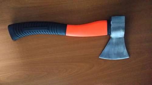 Camping Axe with Orange Fibre Handle