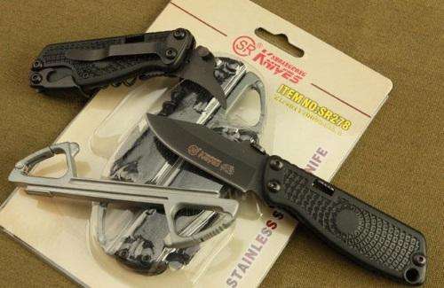 SR278 Knife, Bottle opener tool and Carabiner