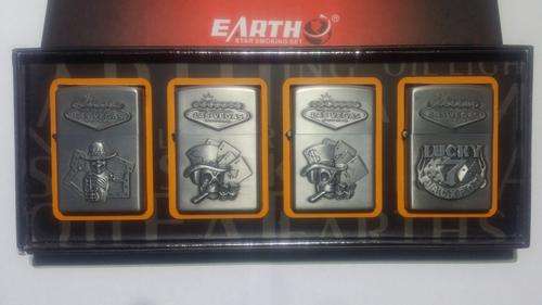 Cotton Oil Zippo Type Lighter Set - Las Vegas Nevada