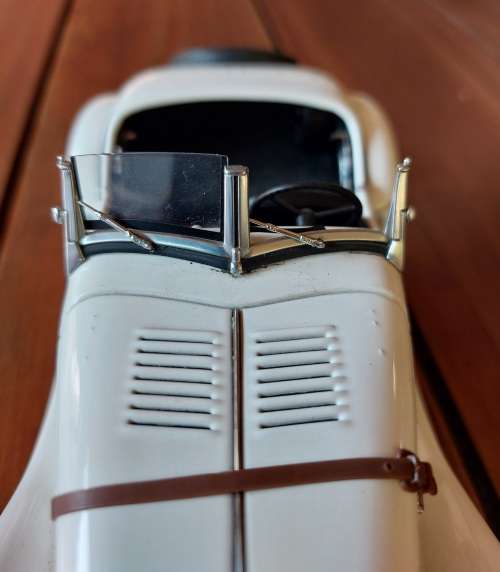 BMW 328 Roadster white from 1937 - White with Black Softtop
