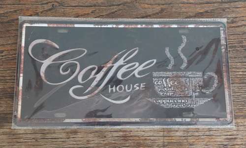 Coffee House - Tin Sign