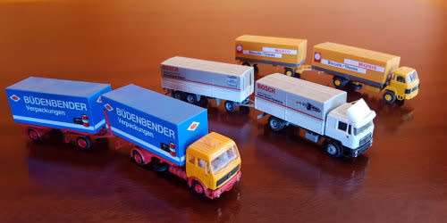 3 x Freight Trucks (Job Lot) - HO Gauge - Collectors items
