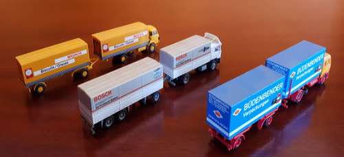 3 x Freight Trucks (Job Lot) - HO Gauge - Collectors items